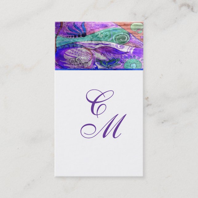 Tarjeta de visita del diseñador (Anverso)