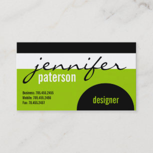 Tarjeta de visita del diseñador