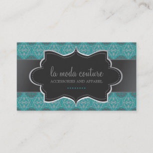 Tarjeta de visita del diseñador de moda