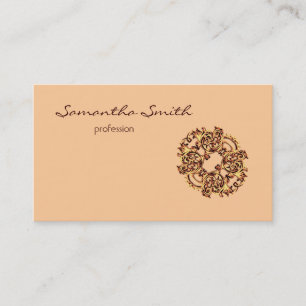 Tarjeta de visita del diseñador del amarillo del