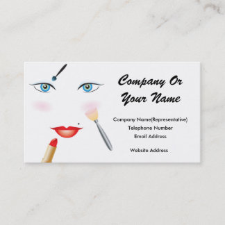 Tarjeta de visita del diseño 2 de la belleza #6