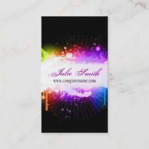 Tarjeta de visita del diseño del Grunge