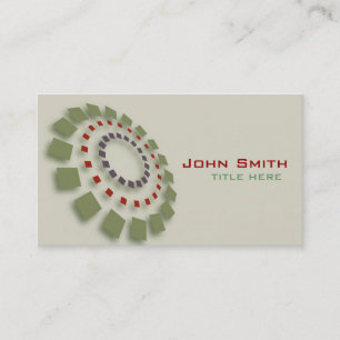 Tarjeta de visita del diseño del logotipo
