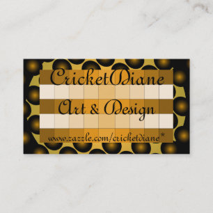 Tarjeta de visita del diseño del oro 3D de