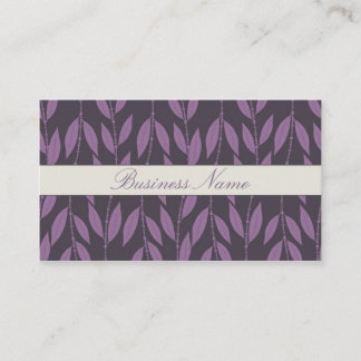Tarjeta de visita del diseño floral
