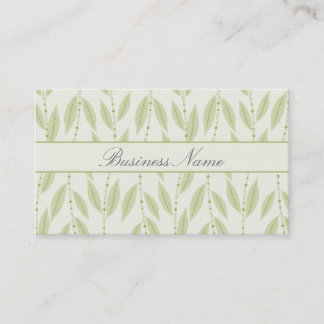 Tarjeta de visita del diseño floral