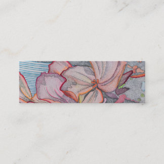 Tarjeta de visita del diseño floral, tarjetas del