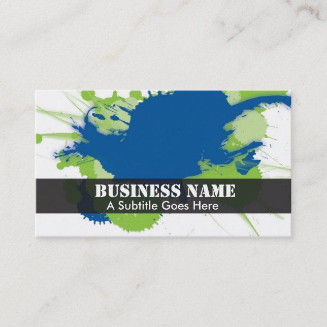 Tarjeta de visita del diseño gráfico (Anverso)