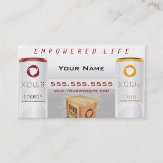 Tarjeta de visita del distribuidor de Xowii