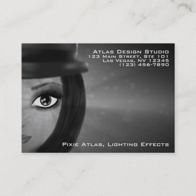 Tarjeta de visita del duendecillo (Anverso)