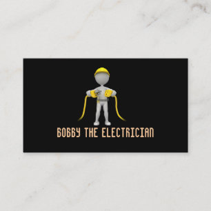 Tarjeta de visita del electricista