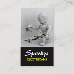 Tarjeta de visita del electricista