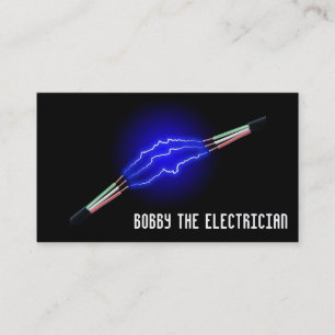 Tarjeta de visita del electricista