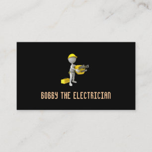 Tarjeta de visita del electricista