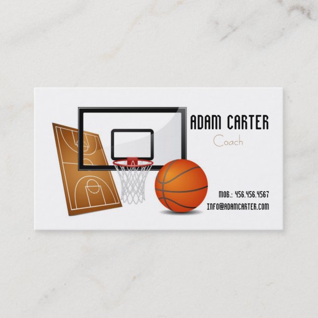 Tarjeta de visita del entrenador de béisbol/del (Anverso)