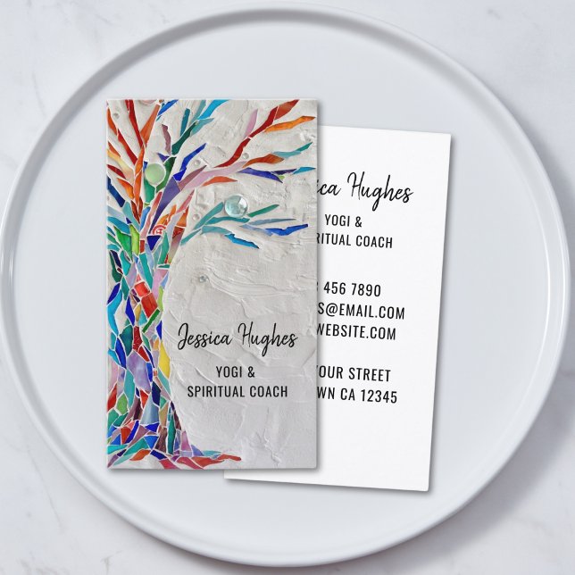 Tarjeta de visita del entrenador espiritual Yogi (Subido por el creador)