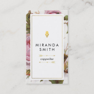 Tarjeta de visita del escritor del autor - moda