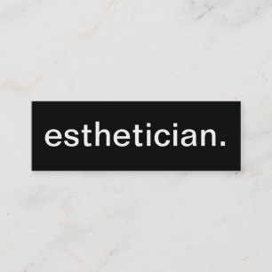 Tarjeta de visita del Esthetician