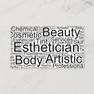 Tarjeta de visita del Esthetician