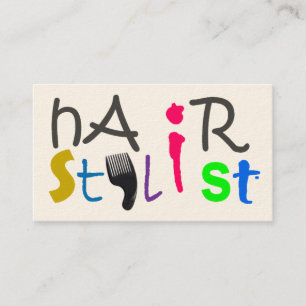 Tarjeta de visita del estilista