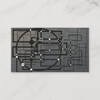 Tarjeta de visita del estilo de la ingeniería