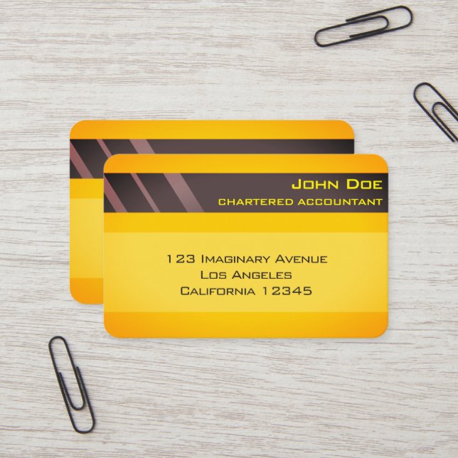 "Tarjeta de visita del estilo de la tarjeta de (Anverso/Reverso In Situ)