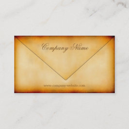 Tarjeta de visita del estilo del vintage