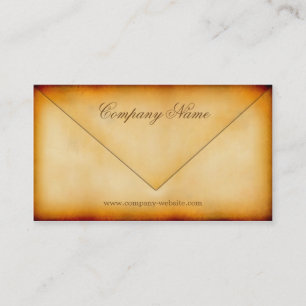 Tarjeta de visita del estilo del vintage