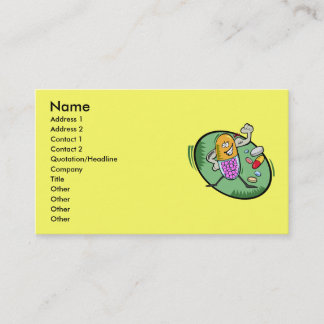 Tarjeta de visita del farmacéutico