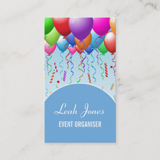 Tarjeta de visita del fiesta (Anverso)