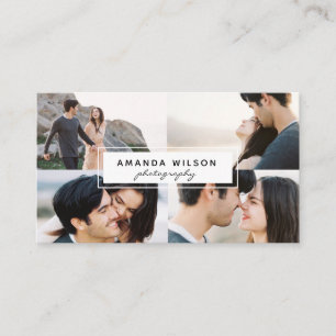 Tarjeta de visita del fotógrafo