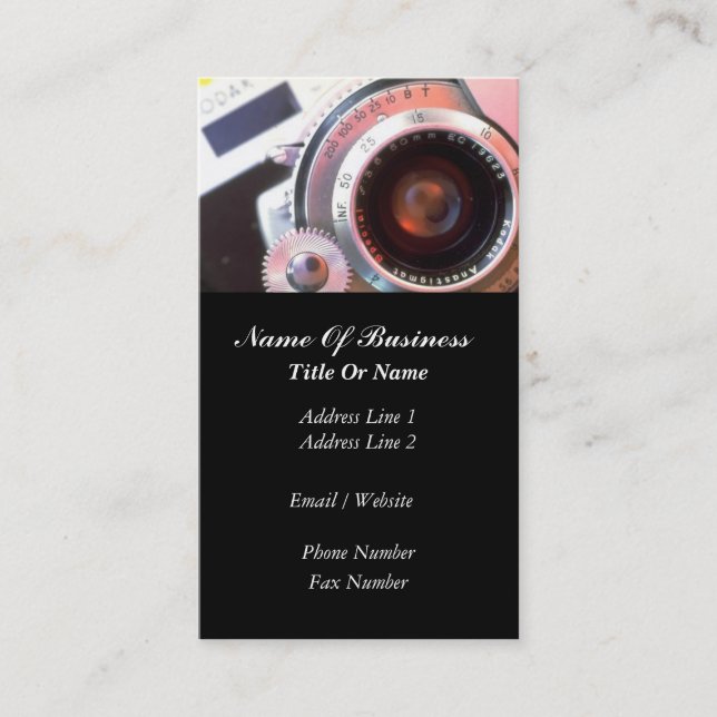 Tarjeta de visita del fotógrafo (Anverso)