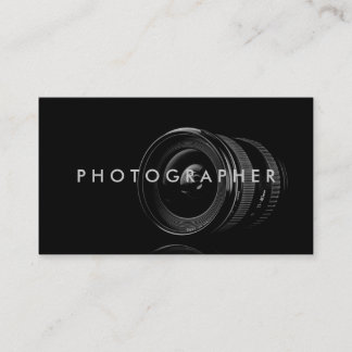 Tarjeta de visita del fotógrafo
