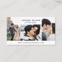 Tarjeta de visita del fotógrafo