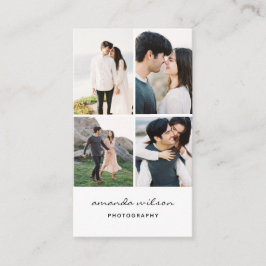 Tarjeta de visita del fotógrafo