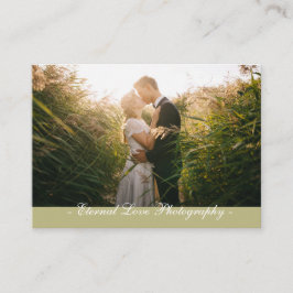 Tarjeta de visita del fotógrafo