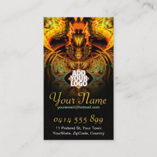 Tarjeta de visita del fractal de Fayariaz