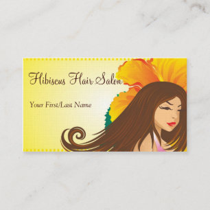 Tarjeta De Visita ~ del galón del hibisco a.C.