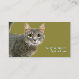 Tarjeta de visita del gatito