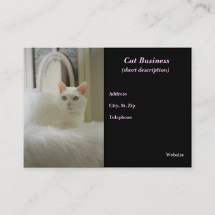 Tarjeta de visita del gato