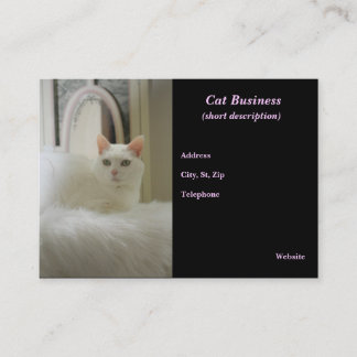 Tarjeta de visita del gato