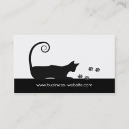 Tarjeta de visita del gato