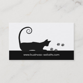 Tarjeta de visita del gato