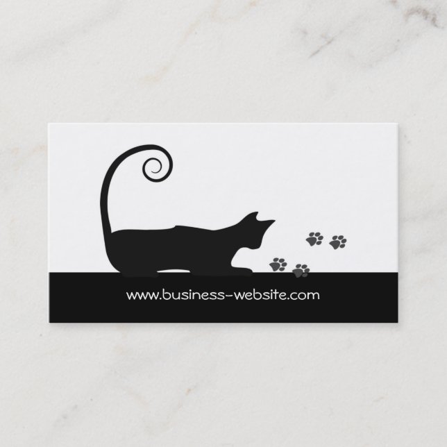 Tarjeta de visita del gato (Anverso)