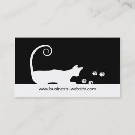 Tarjeta de visita del gato