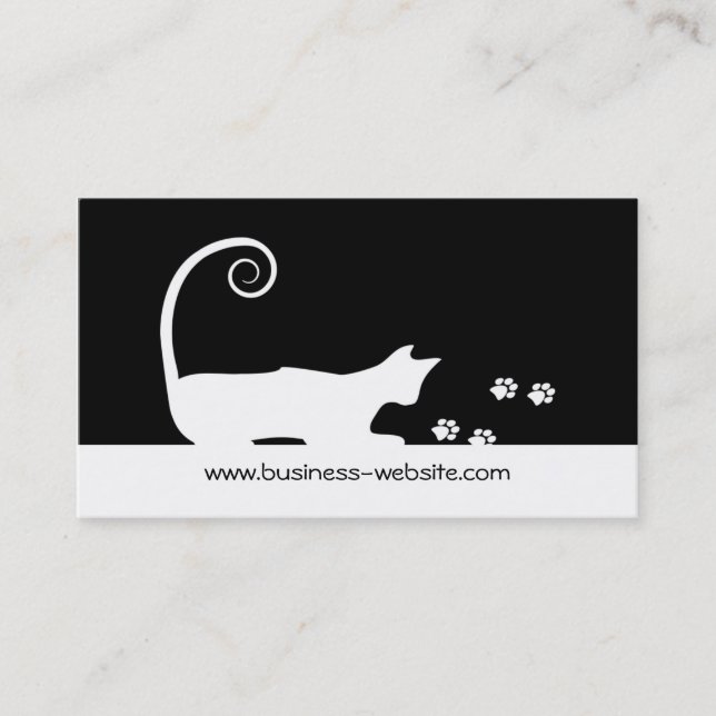 Tarjeta de visita del gato (Anverso)