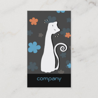 Tarjeta de visita del gato