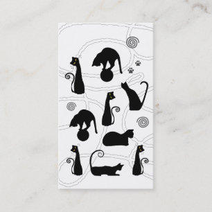 Tarjeta de visita del gato