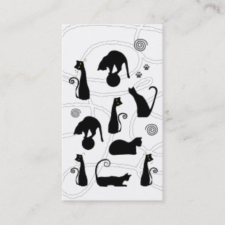 Tarjeta de visita del gato