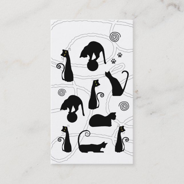 Tarjeta de visita del gato (Anverso)